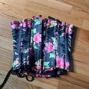 Burleska floral underbust corset